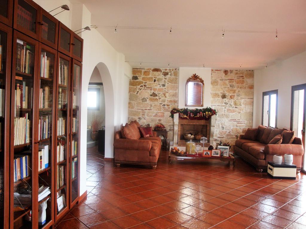 Waterfront Mediterranean Villa Skroponeria Ngoại thất bức ảnh